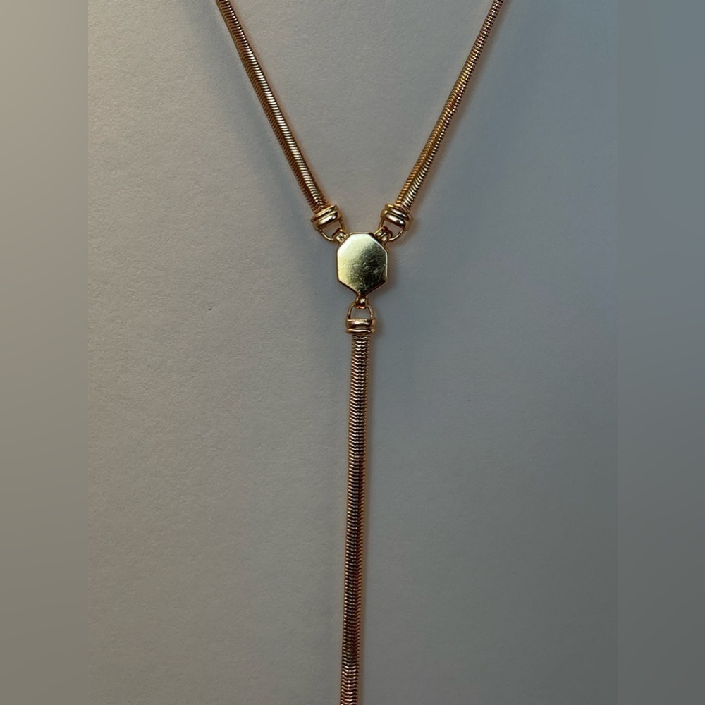 Kendra Scott long necklace gold tone - Picture 3 of 12